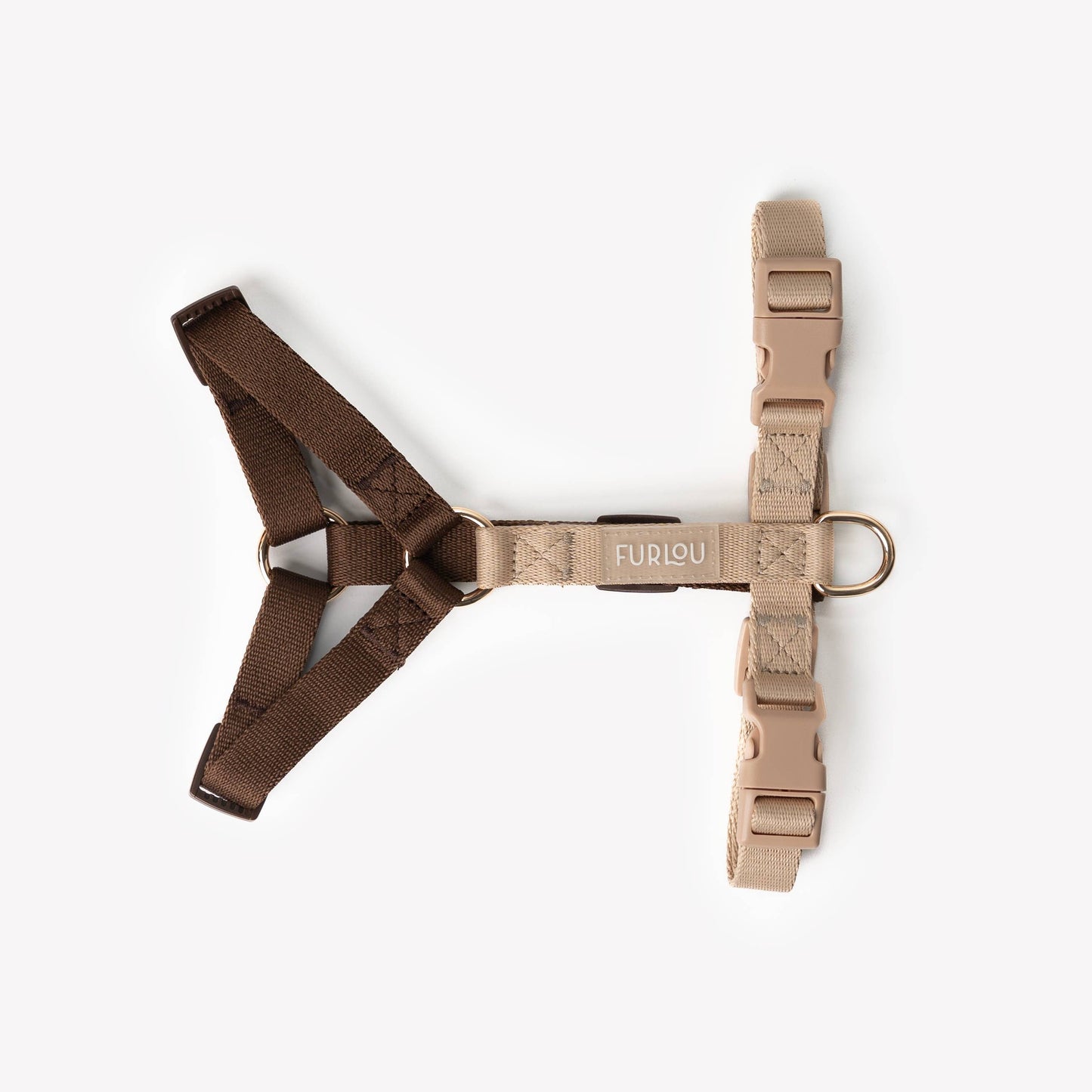 Brown + Tan - Dog Harness