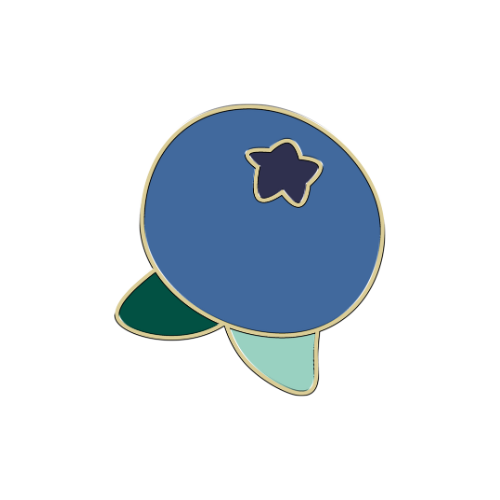 Blueberry Collar Charm