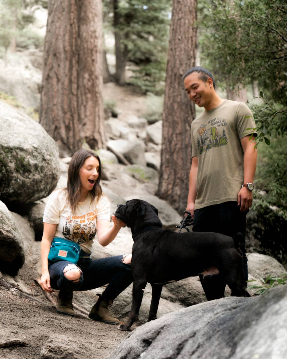 Keep the Barks Wild Unisex Tee | Olive