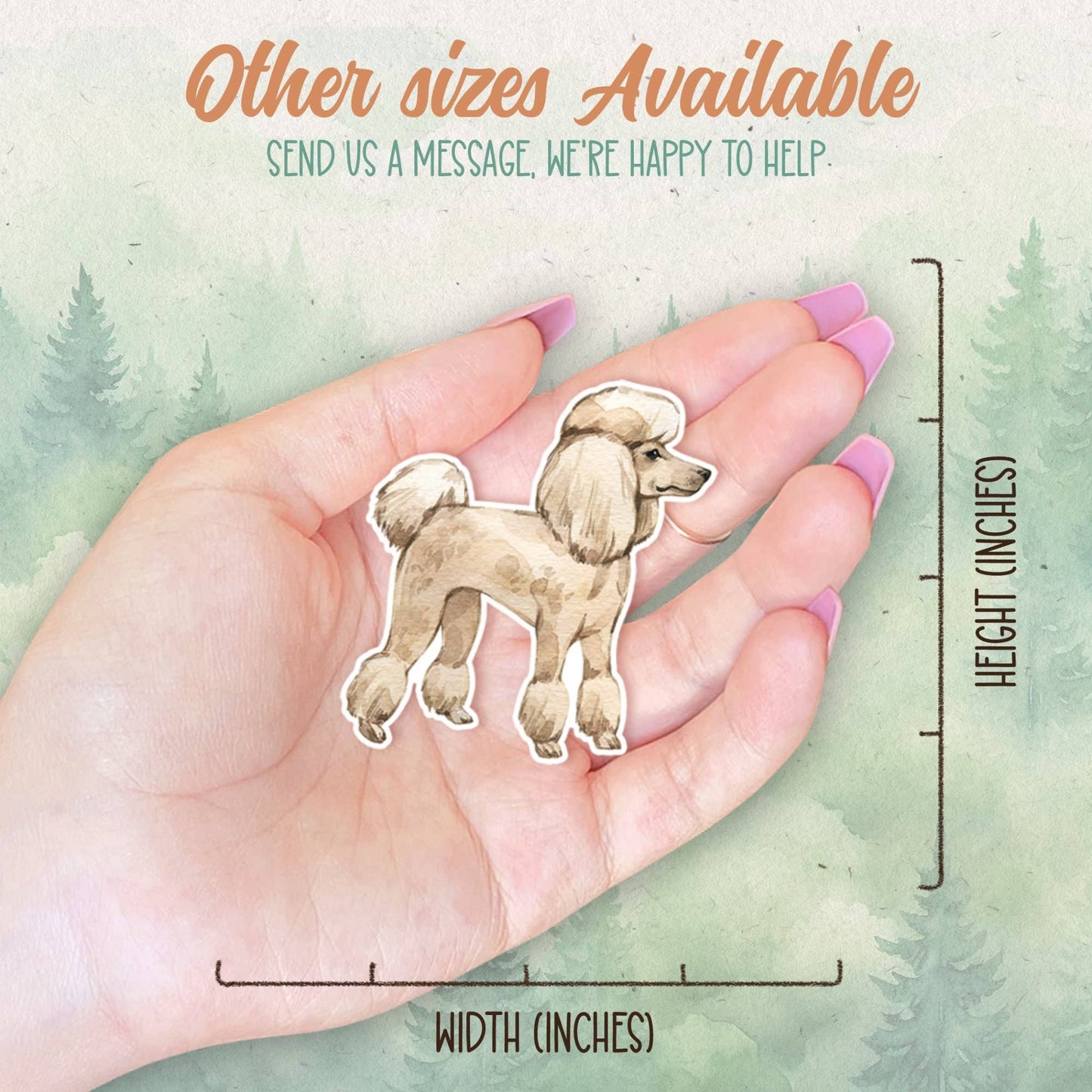 Miniature Poodle sticker