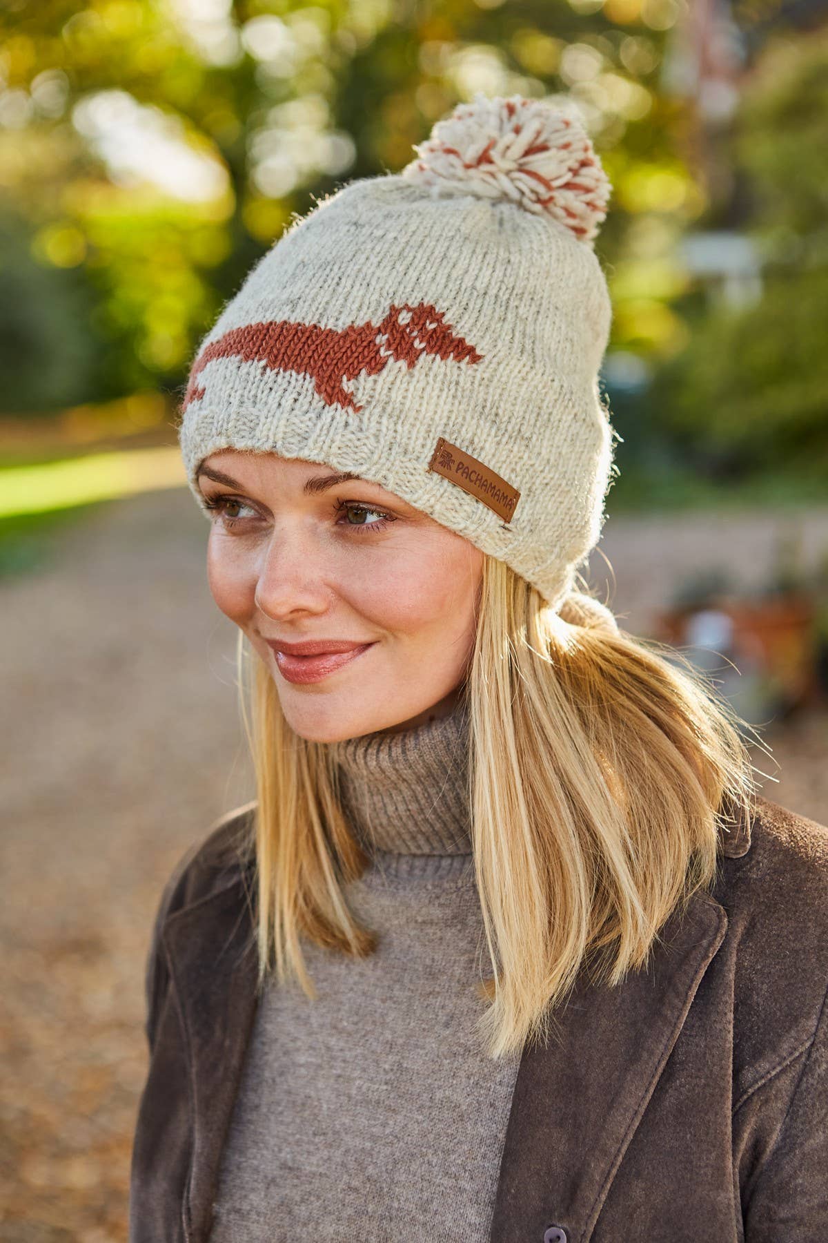 Sausage Dog Wool Knit Beanie