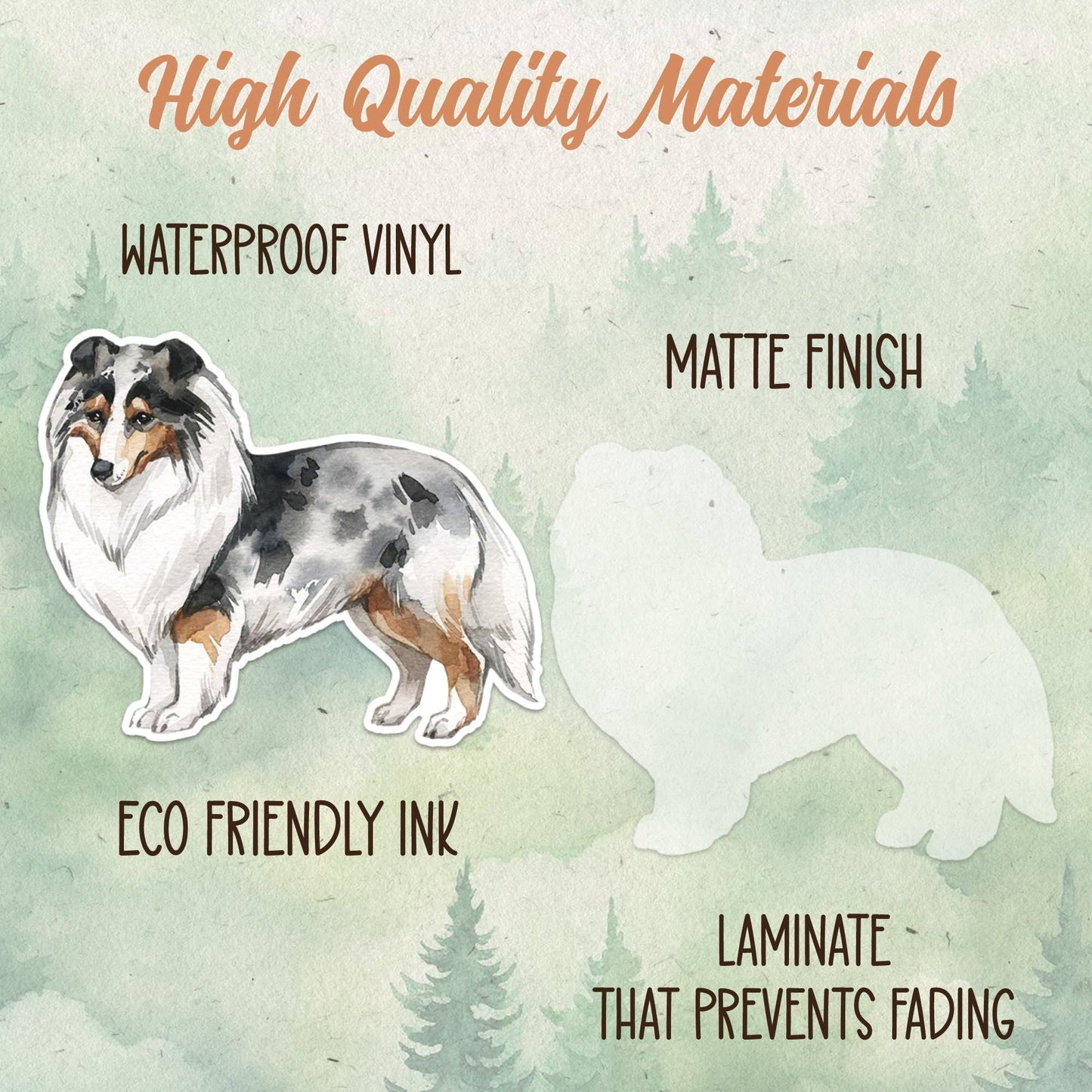 Sheltie sticker
