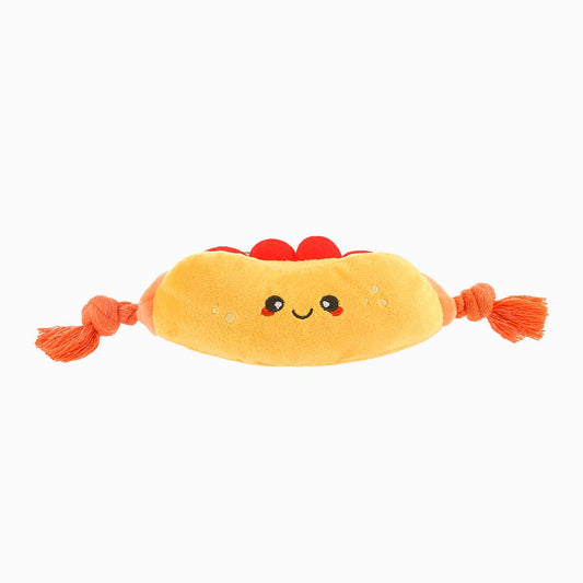 HugSmart Pet - Food Party | Hot dog - Dog Plush Toy