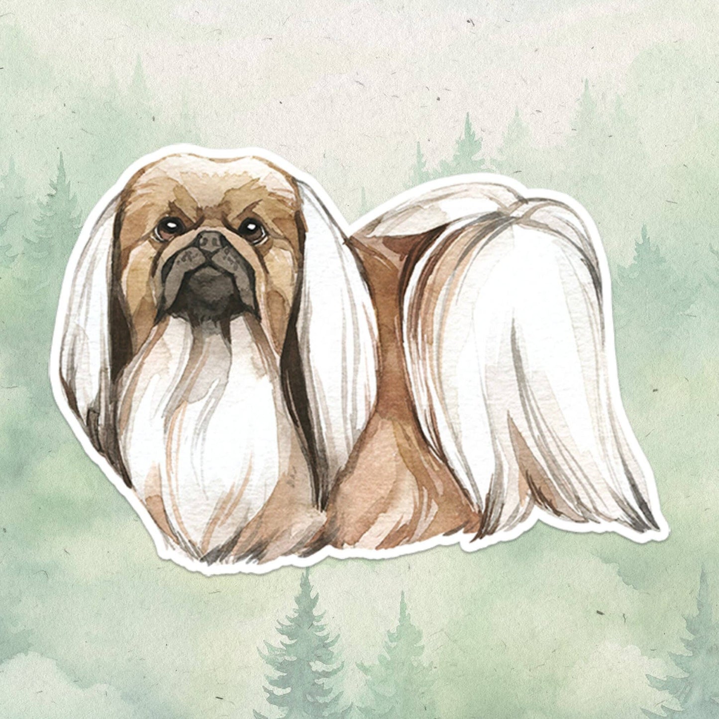 Pekingese sticker