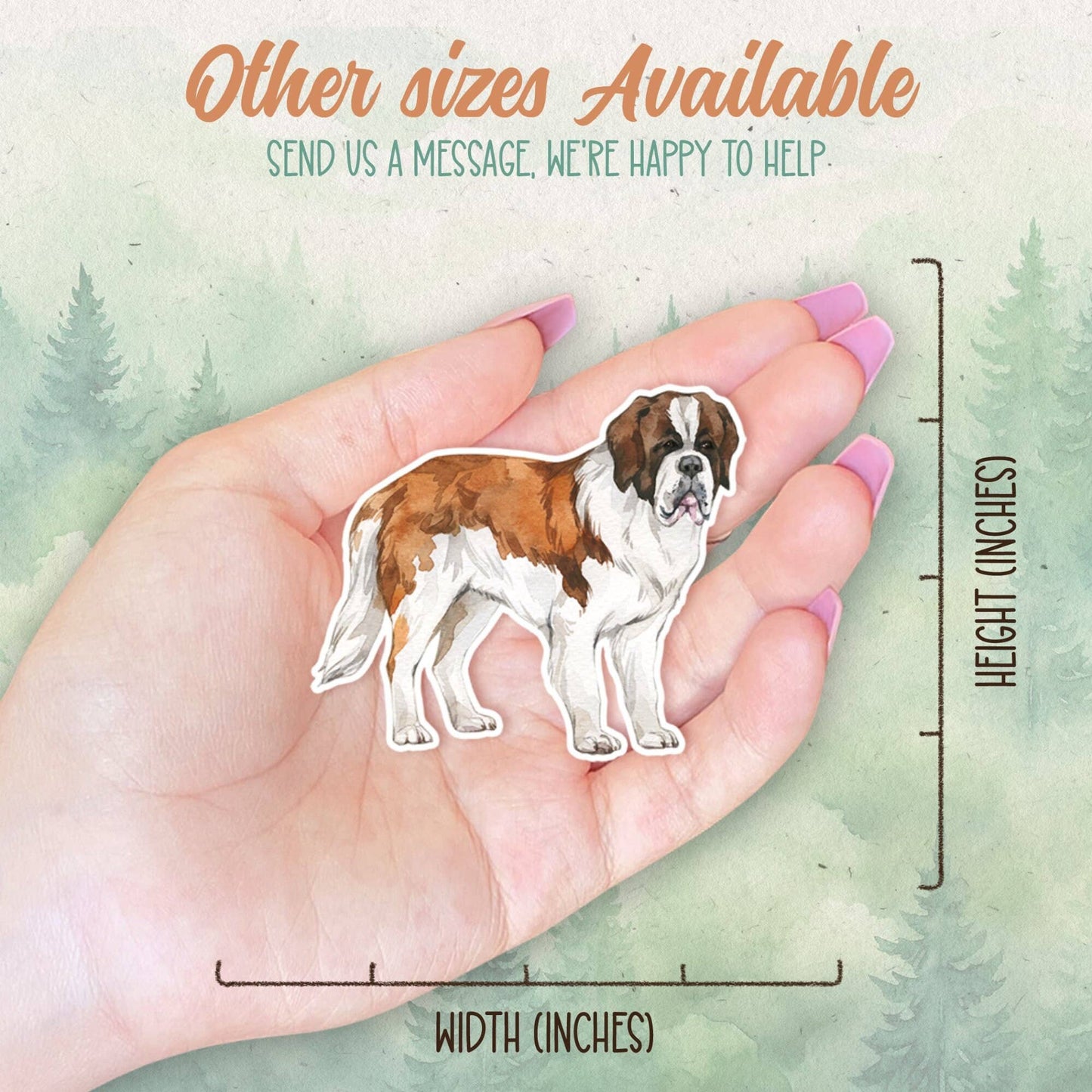 St Bernard sticker
