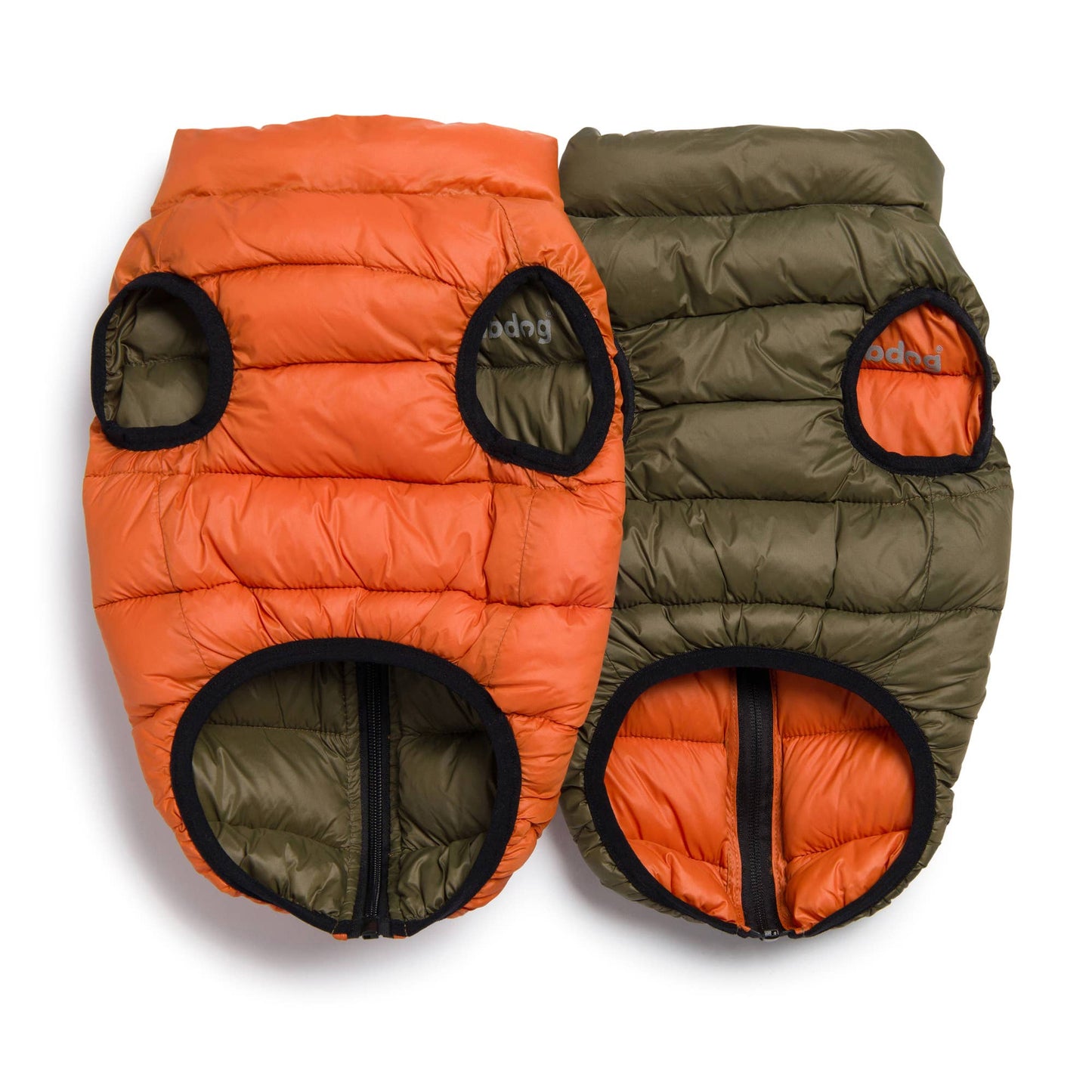 Pack N' Go Reversible Puffer Olive/Orange