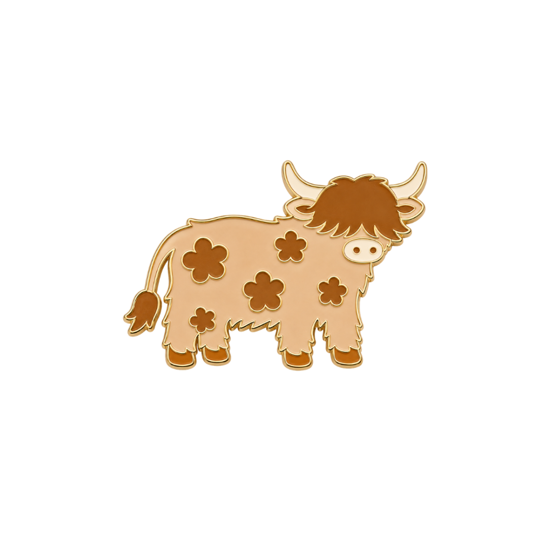 Highland Cow Charm