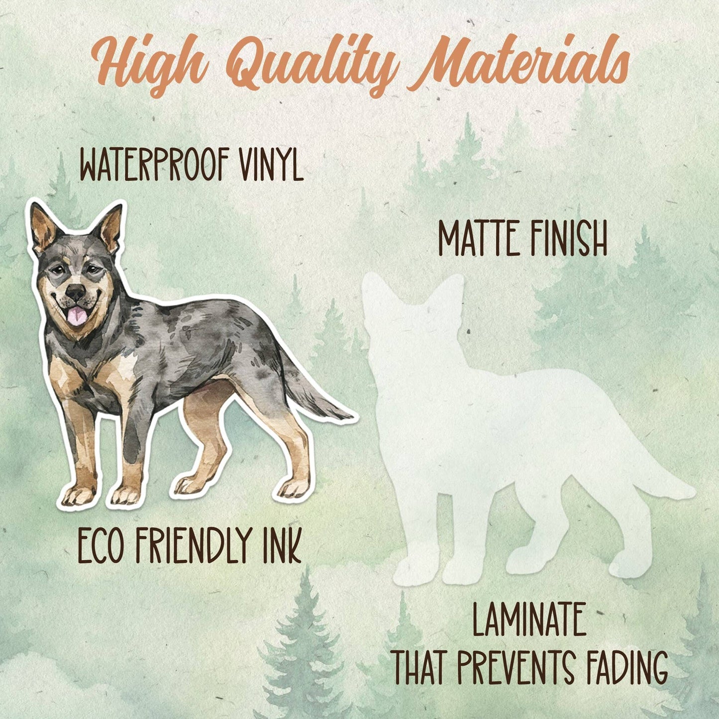 Aussie Cattle Dog Sticker