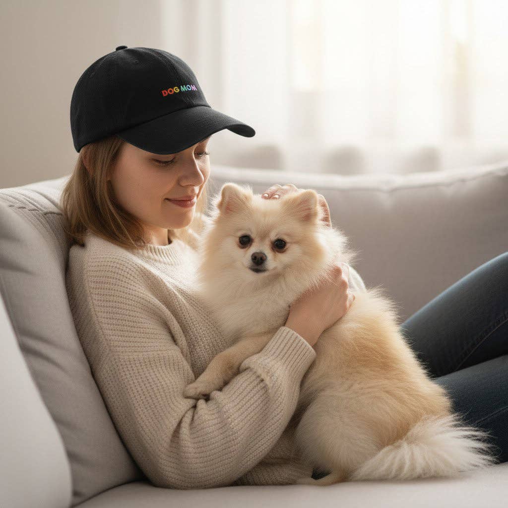 Dog Mom Soft Baseball Cap