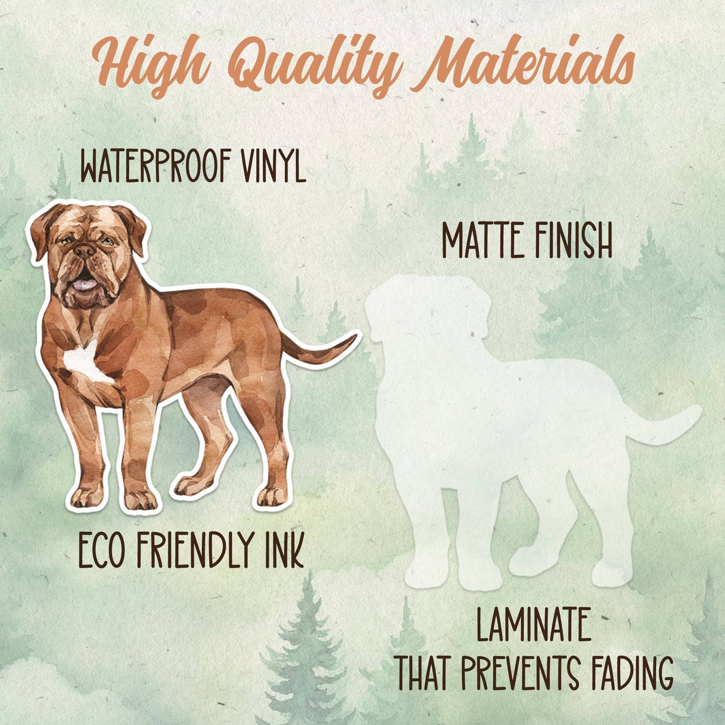 Dogue de Bordeaux Sticker