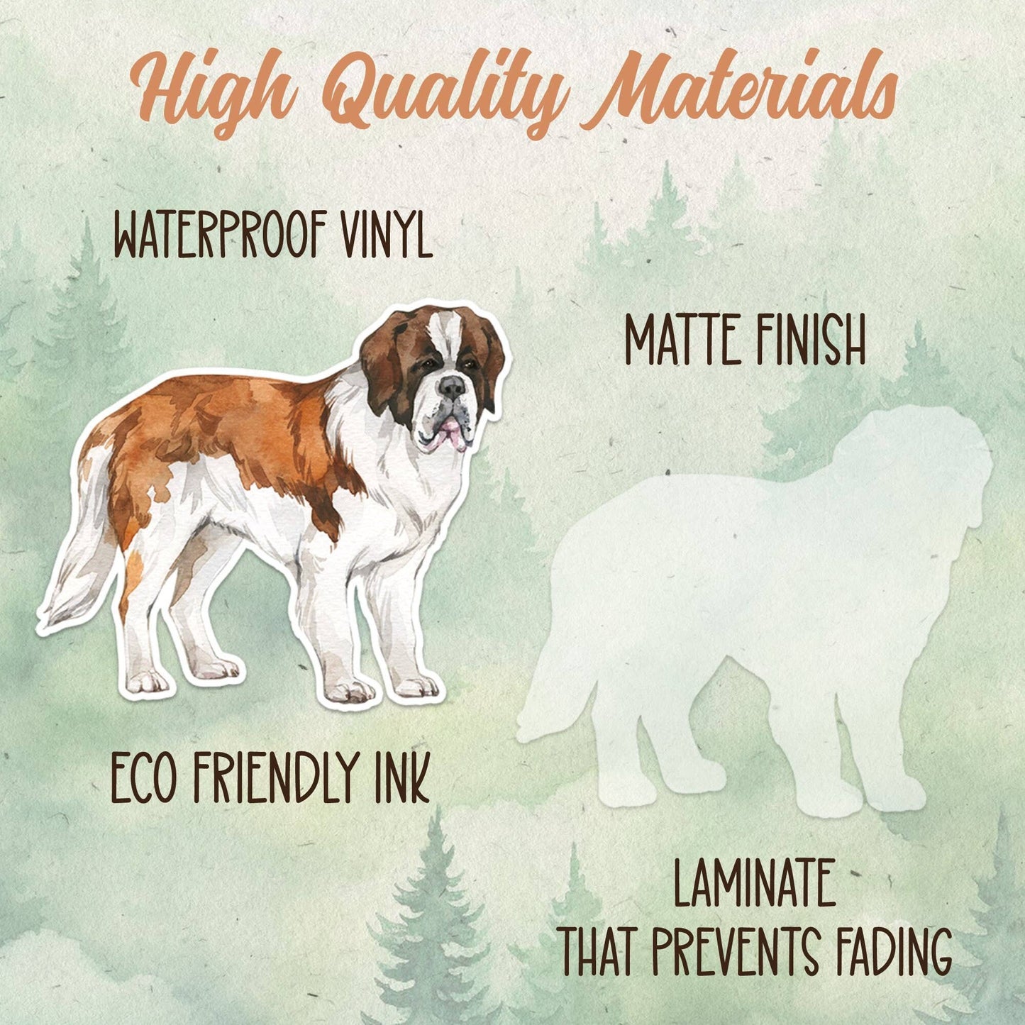 St Bernard sticker