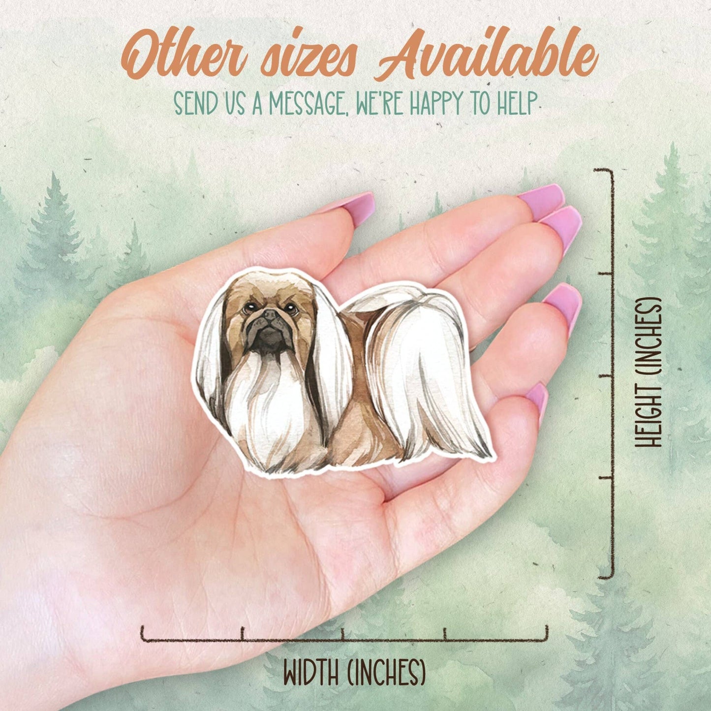 Pekingese sticker
