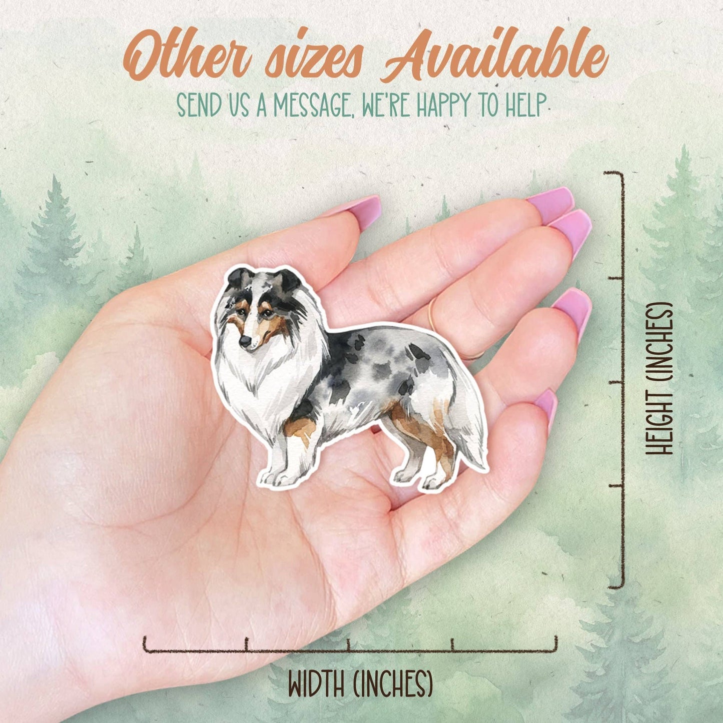 Sheltie sticker