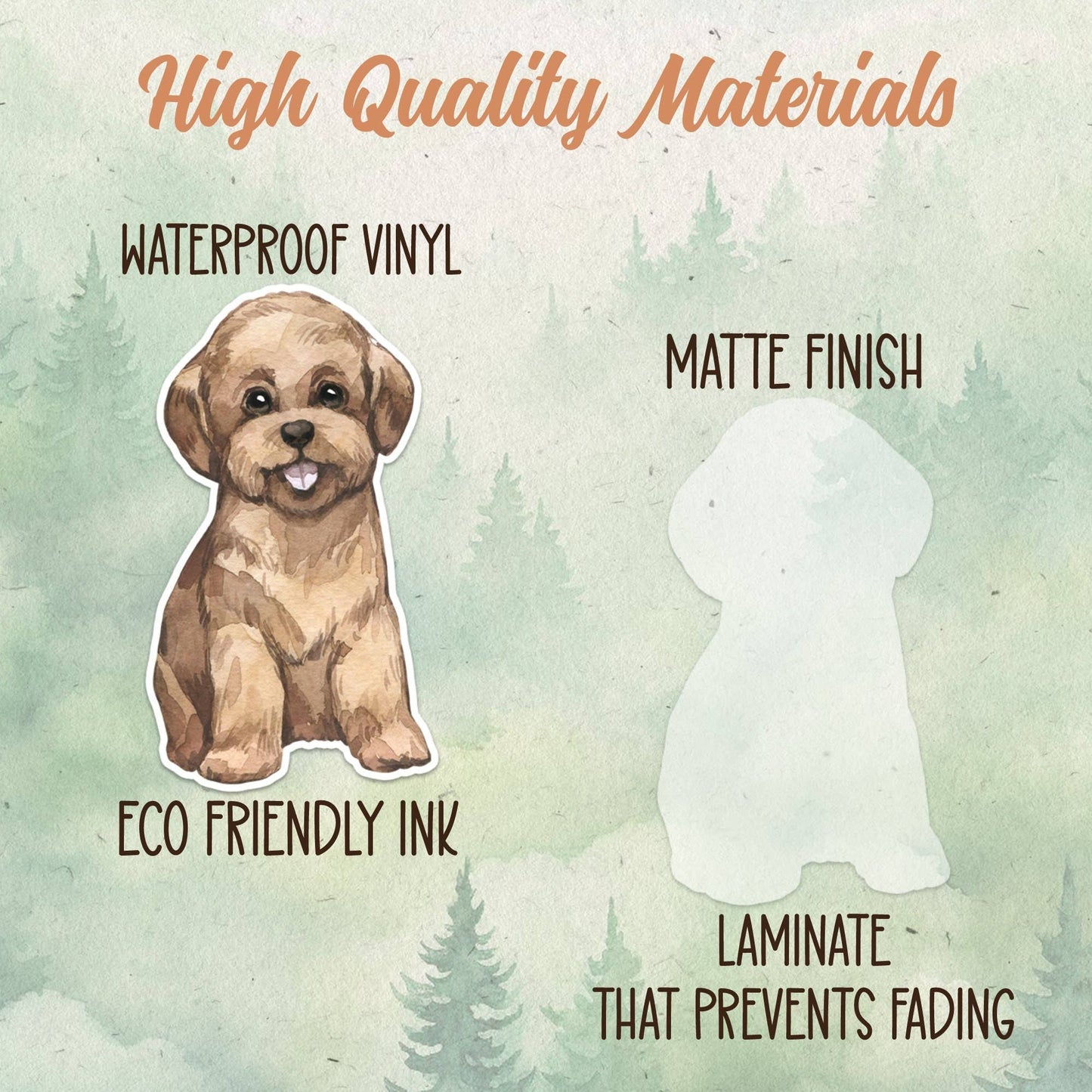 Toy poodle sticker