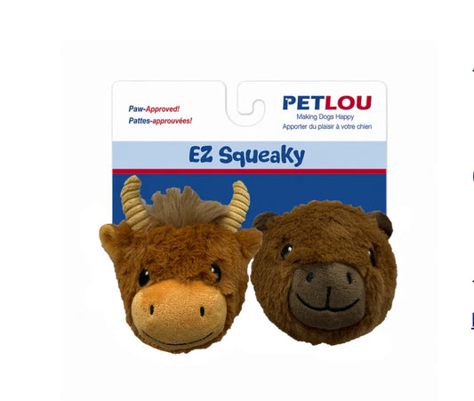 Highland cow and Capybara Ball Set