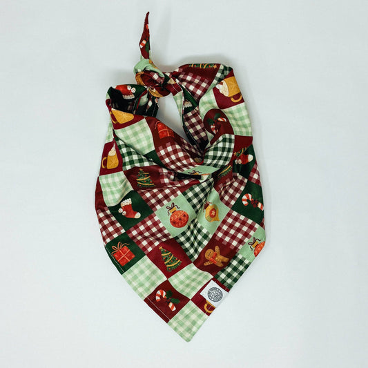 Christmas Patchwork Bandana