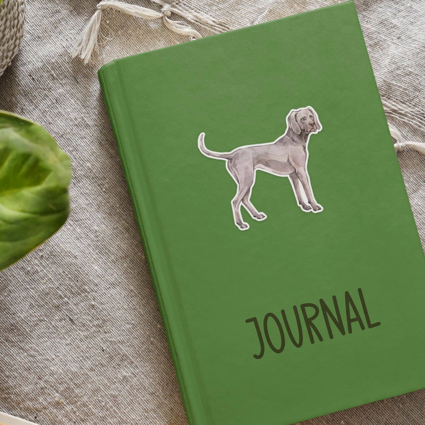 Weimaraner dog sticker