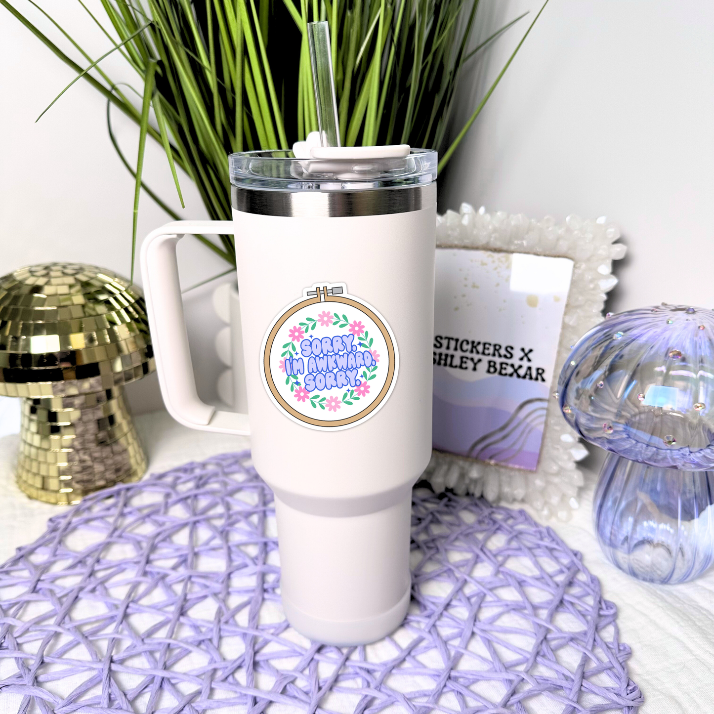 Funny Cat Cats Black Cat Waterproof Vinyl Sticker