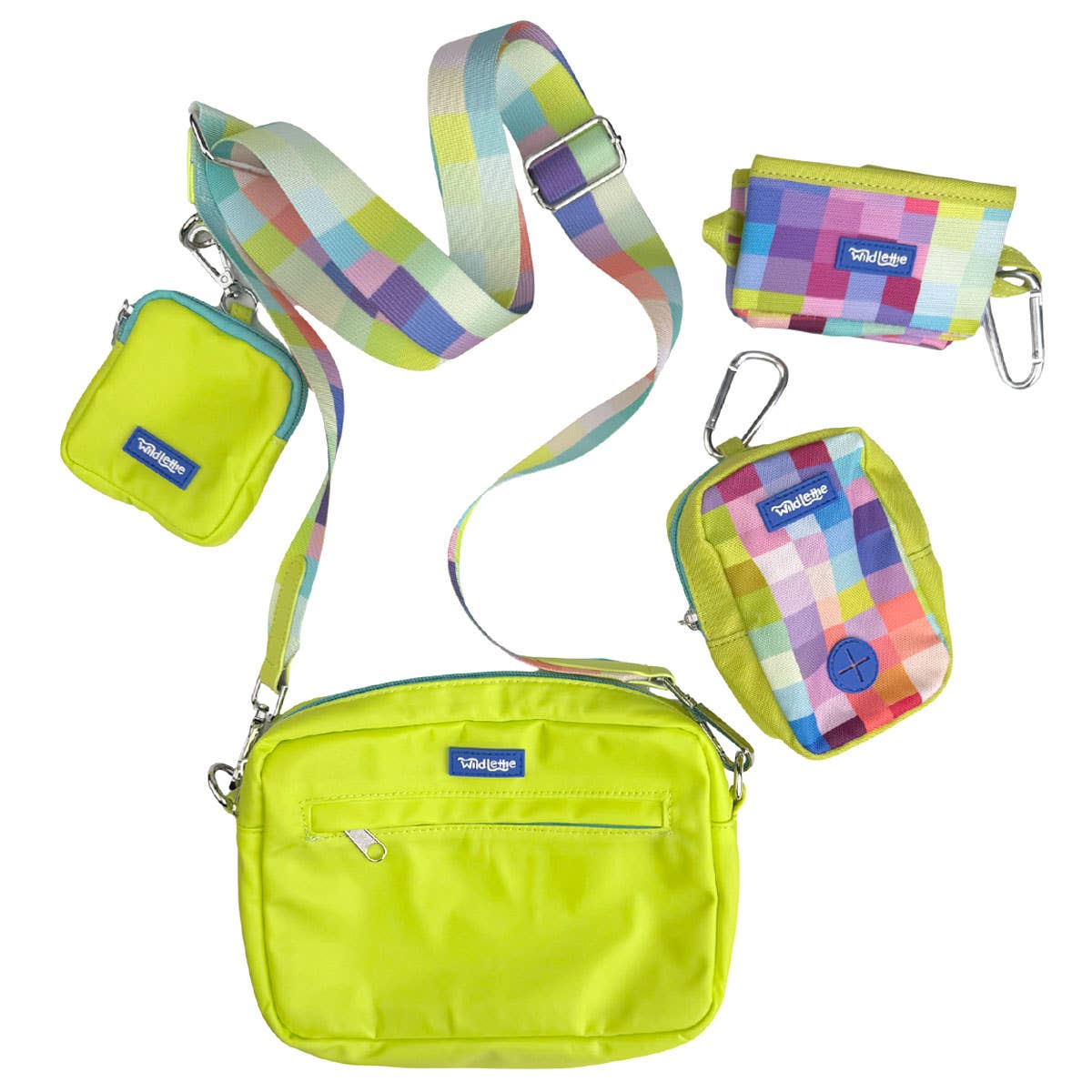 Lettie Check Clip On Bag