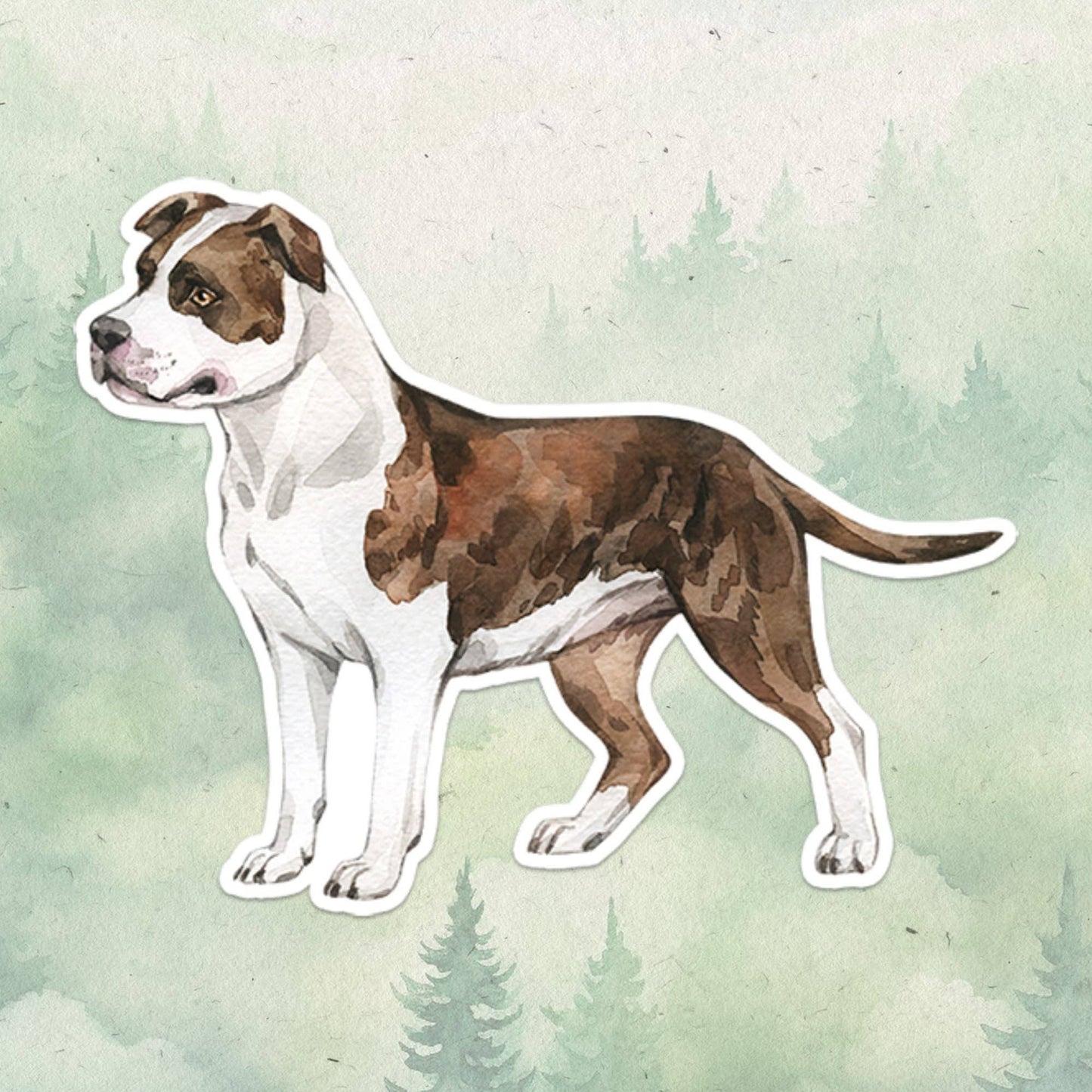 Staffie Terrier sticker