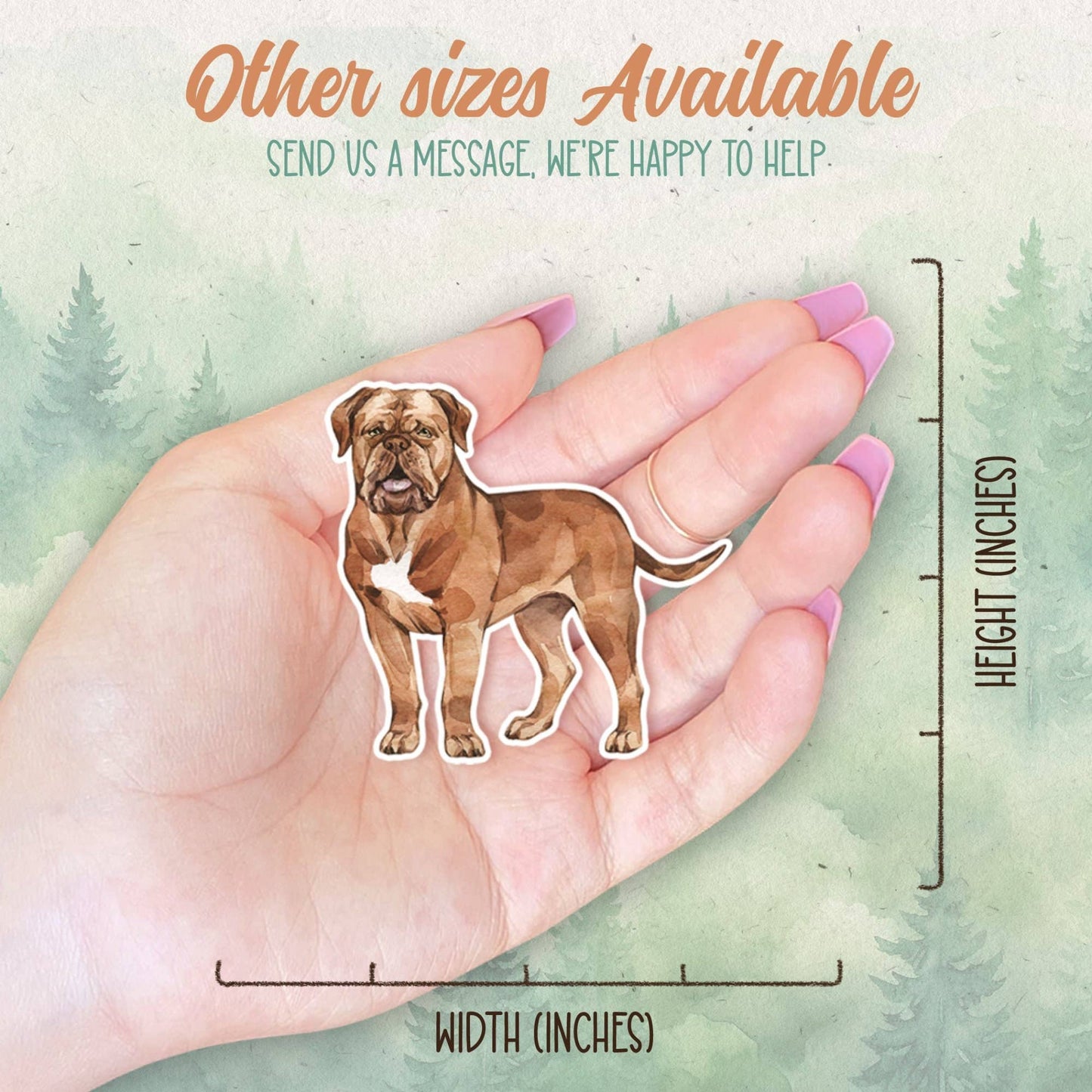 Dogue de Bordeaux Sticker