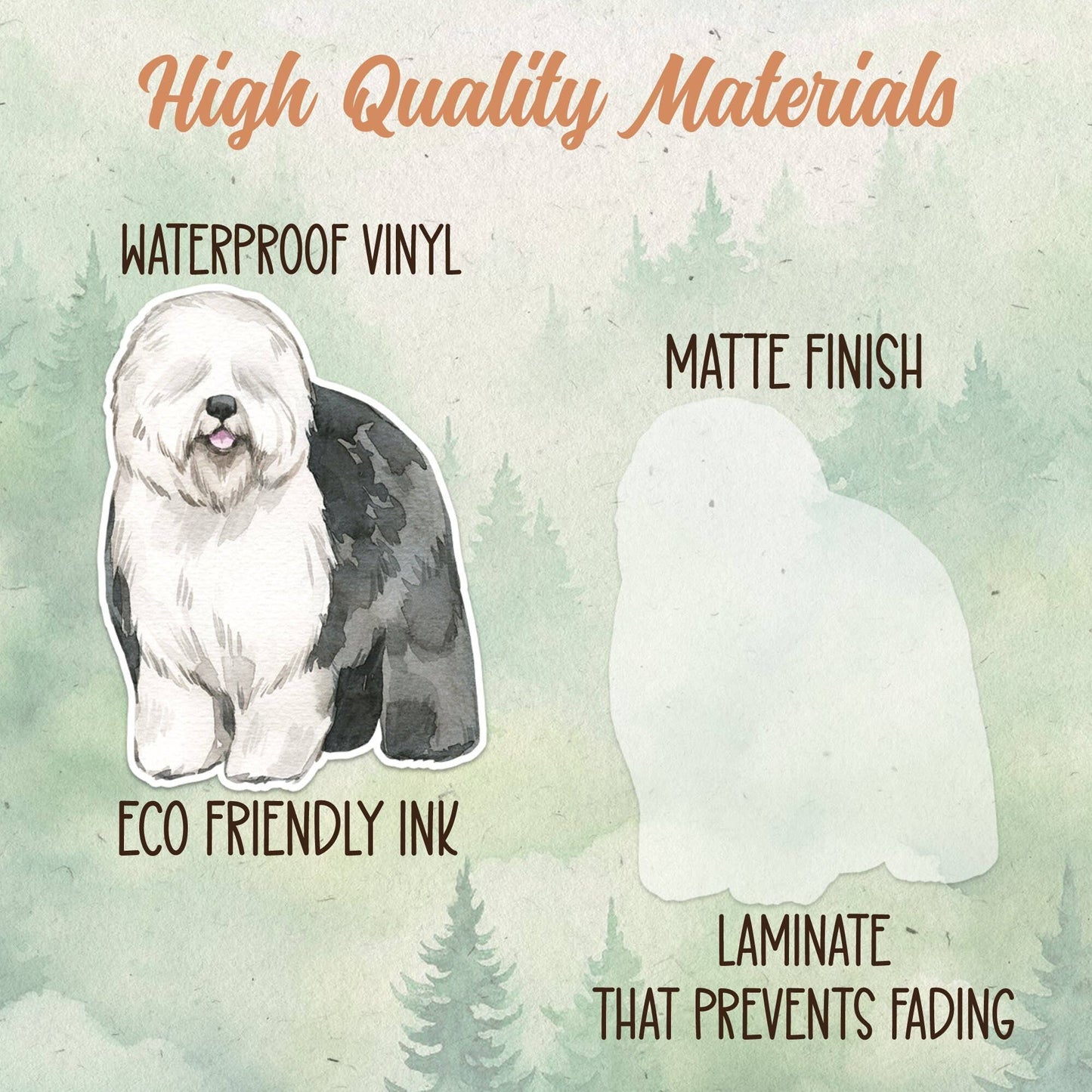 Old English Sheepdog sticker