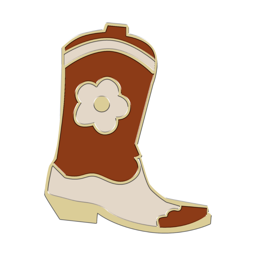 Brown Boot Collar Charm