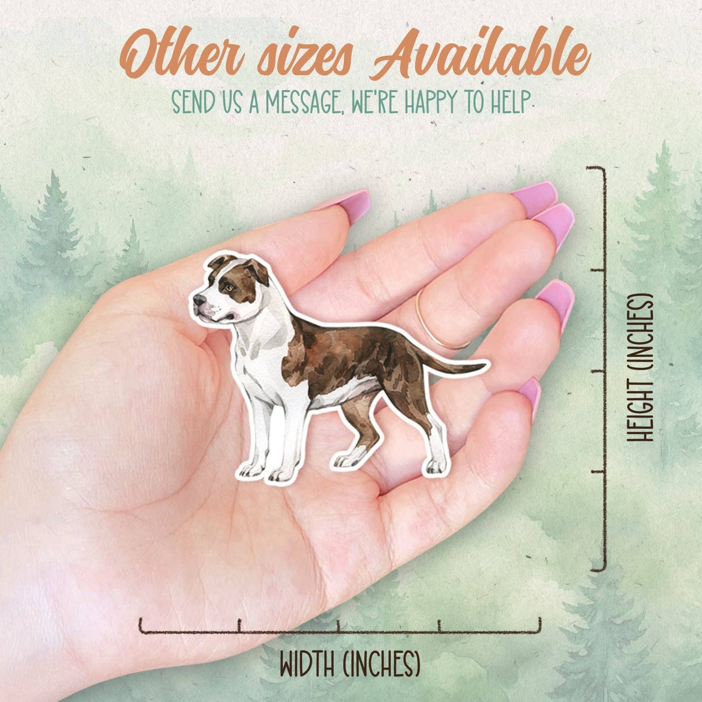 Staffie Terrier sticker