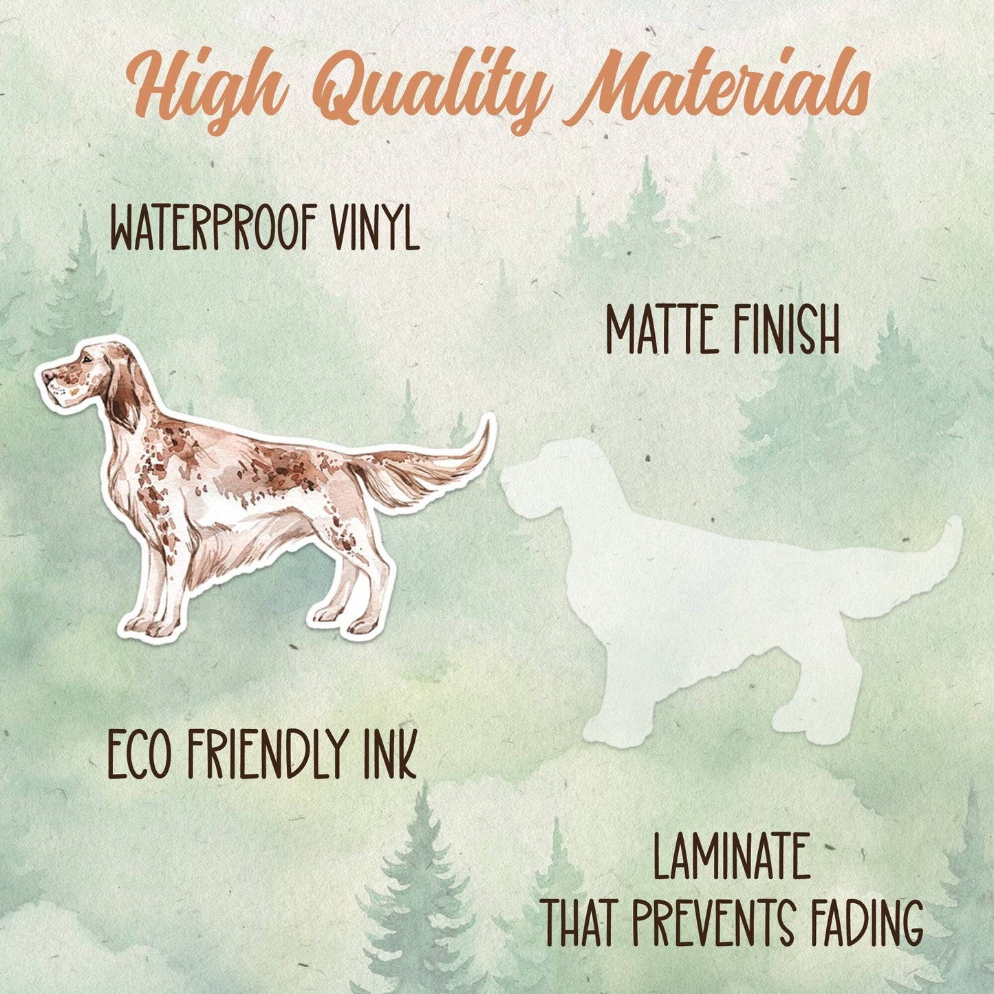 English Setter Sticker
