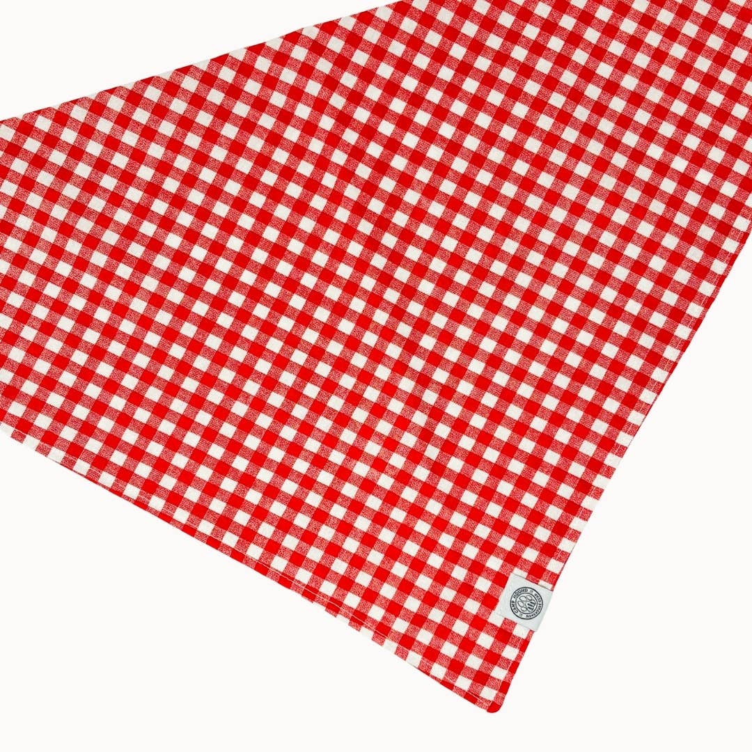 Red Gingham Bandana
