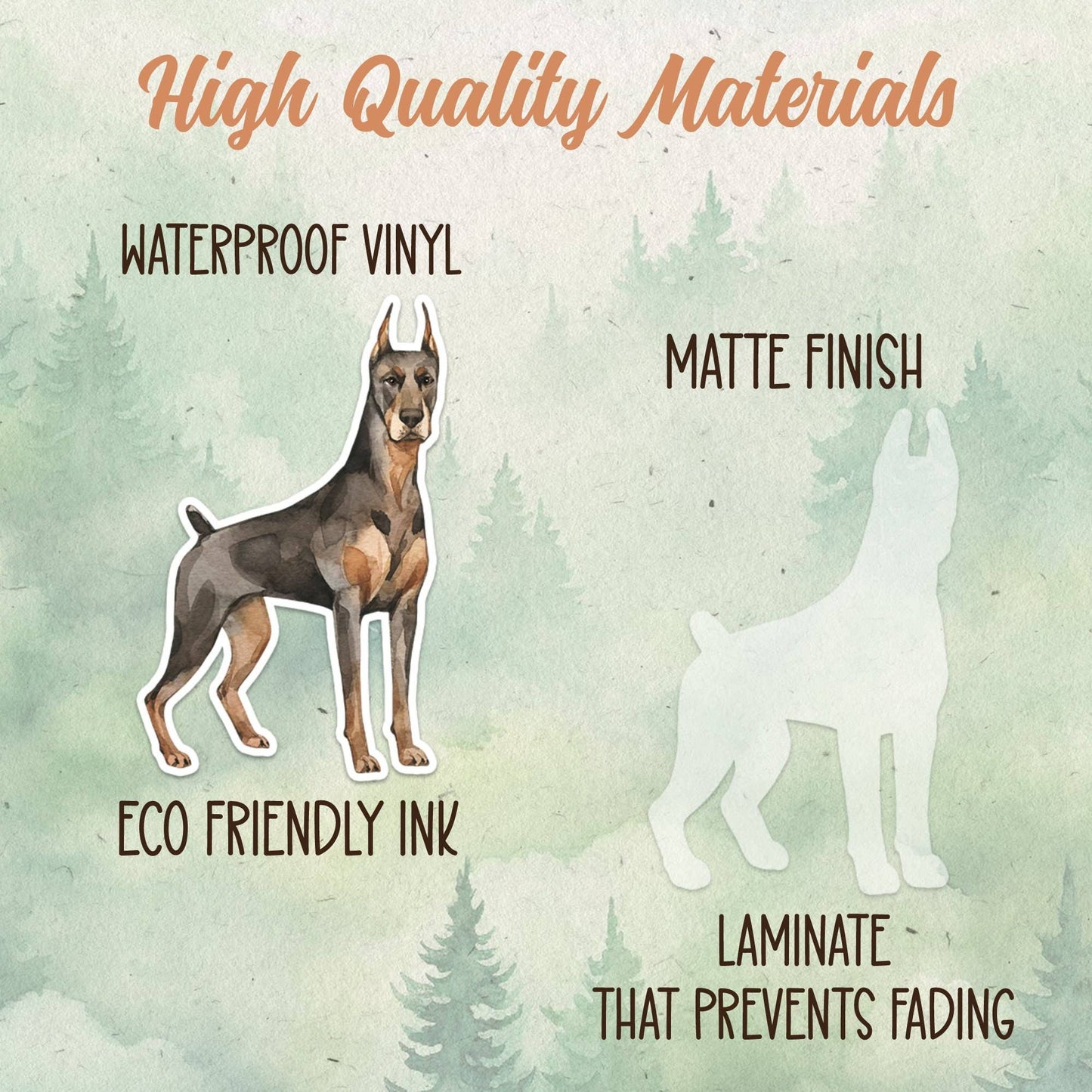 Doberman sticker