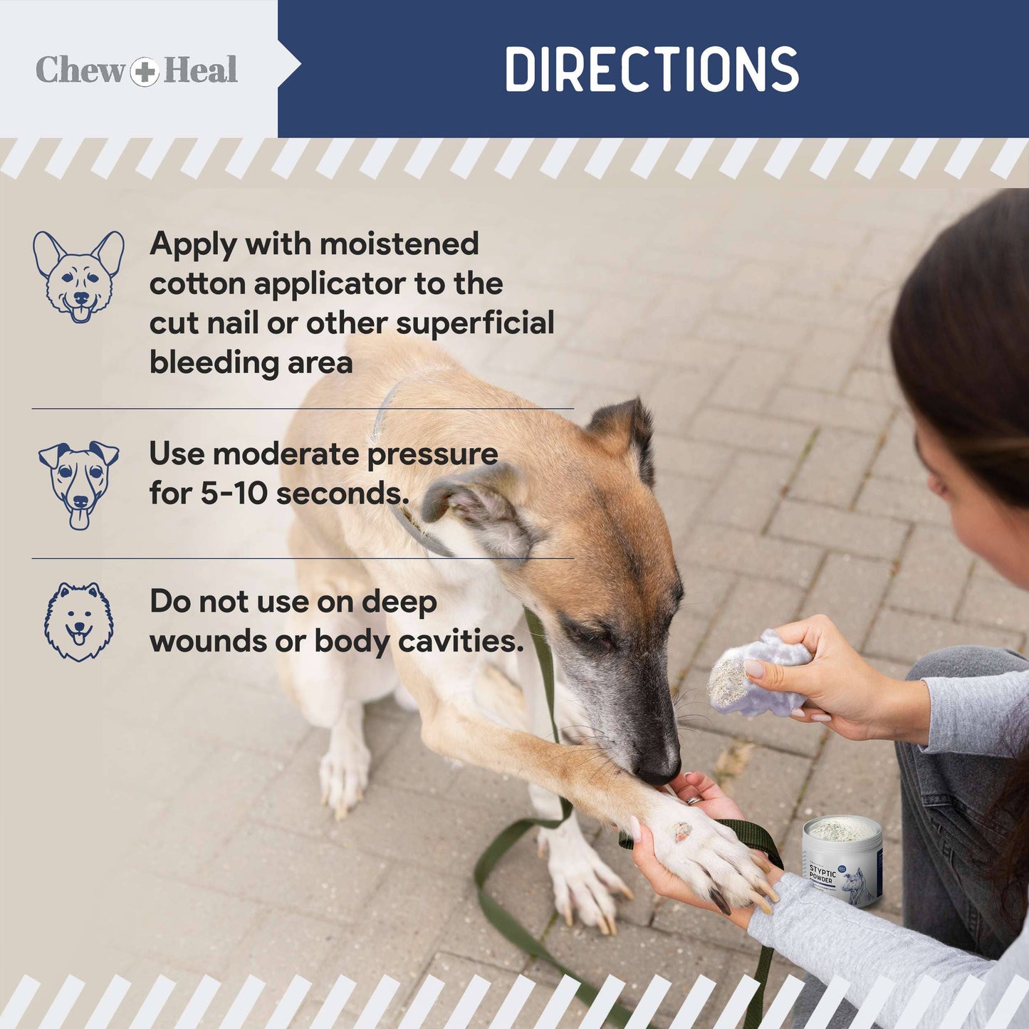 Chew + Heal Styptic Powder