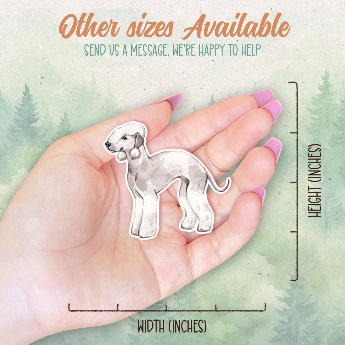 Bedlington Terrier sticker