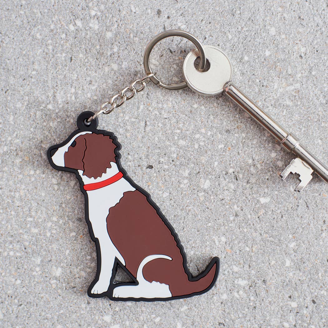 Springer Spaniel Liver Key Ring