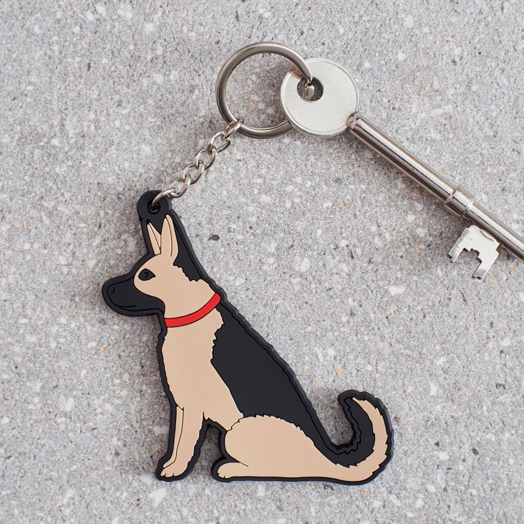 German Shepherd Key Ring