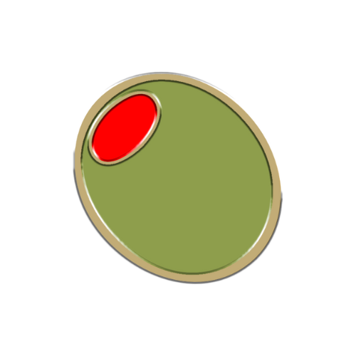 Olive Collar Charm