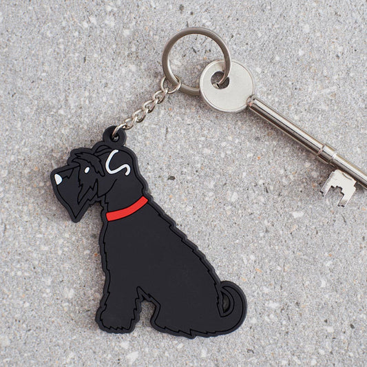 Schnauzer Key Ring