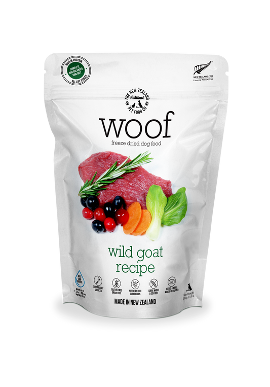 Woof Wild Goat Freeze Dried Dog Food