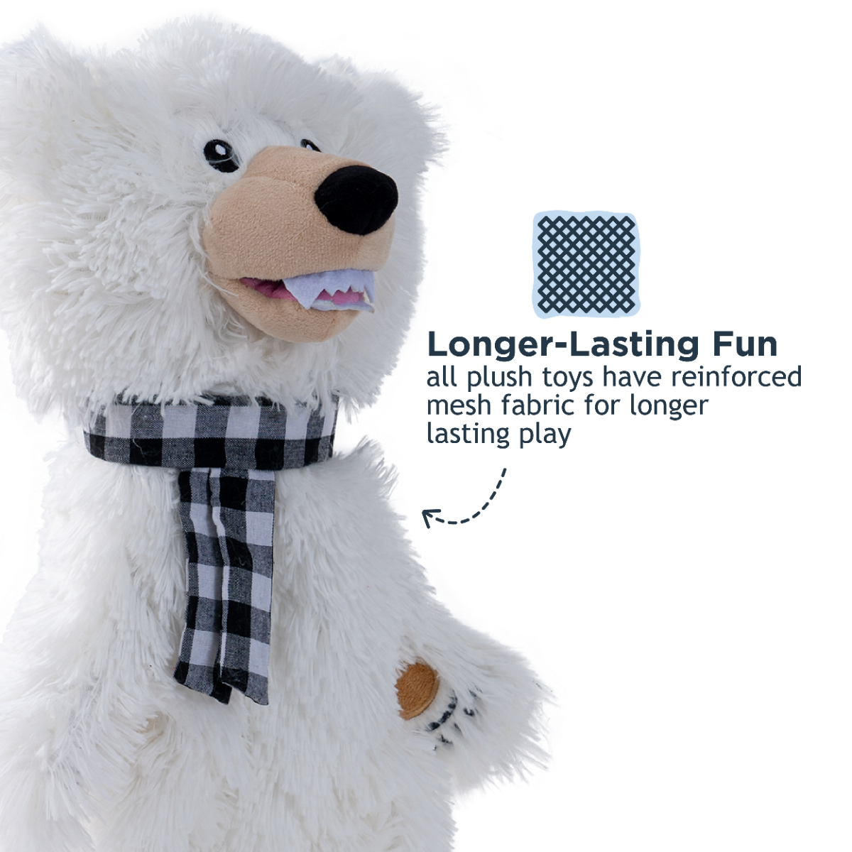 Tall Tails Stuffless Polar Bear