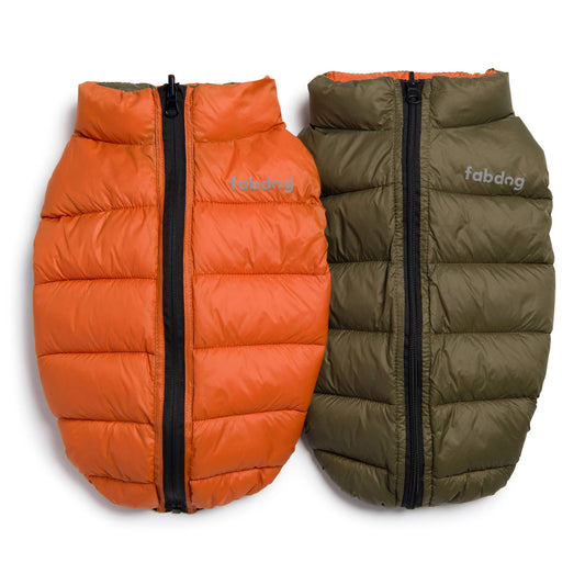 Pack N' Go Reversible Puffer Olive/Orange