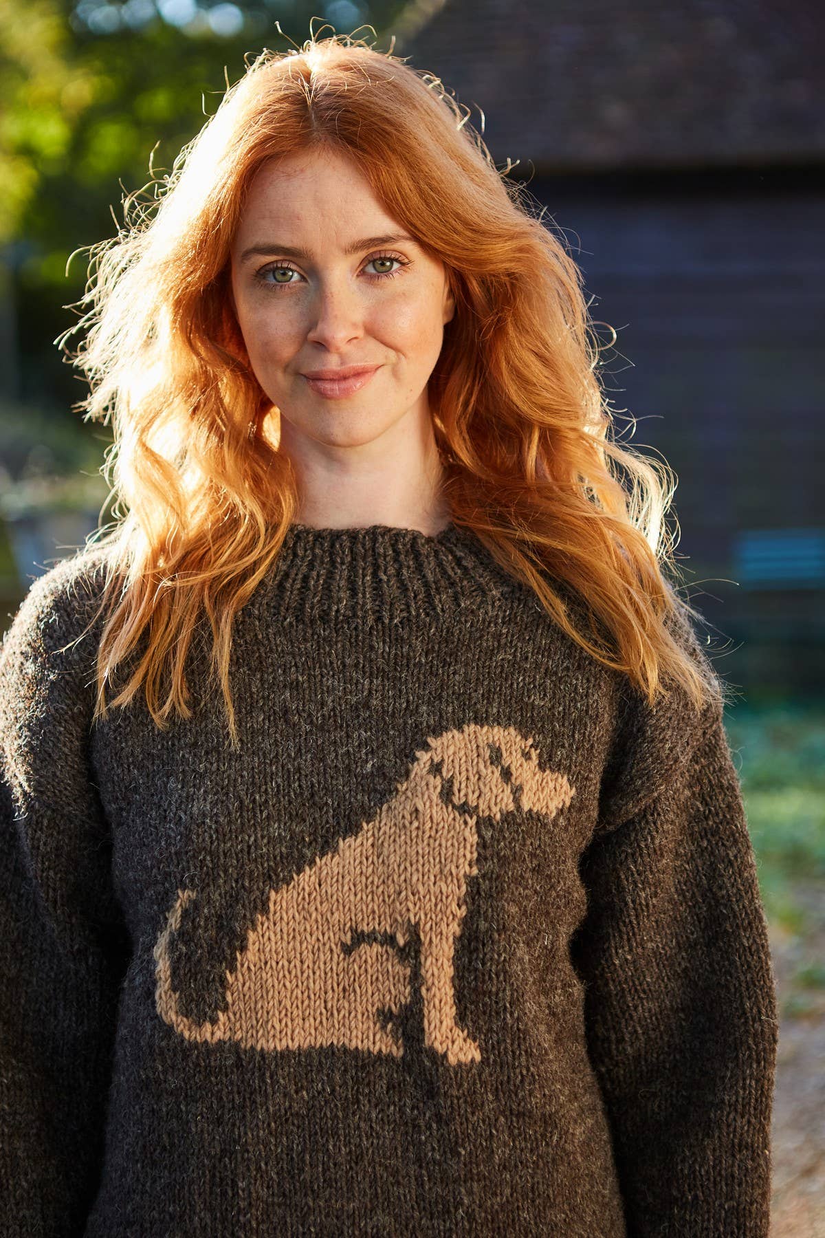 Labrador Brown Wool Hand Knit Sweater