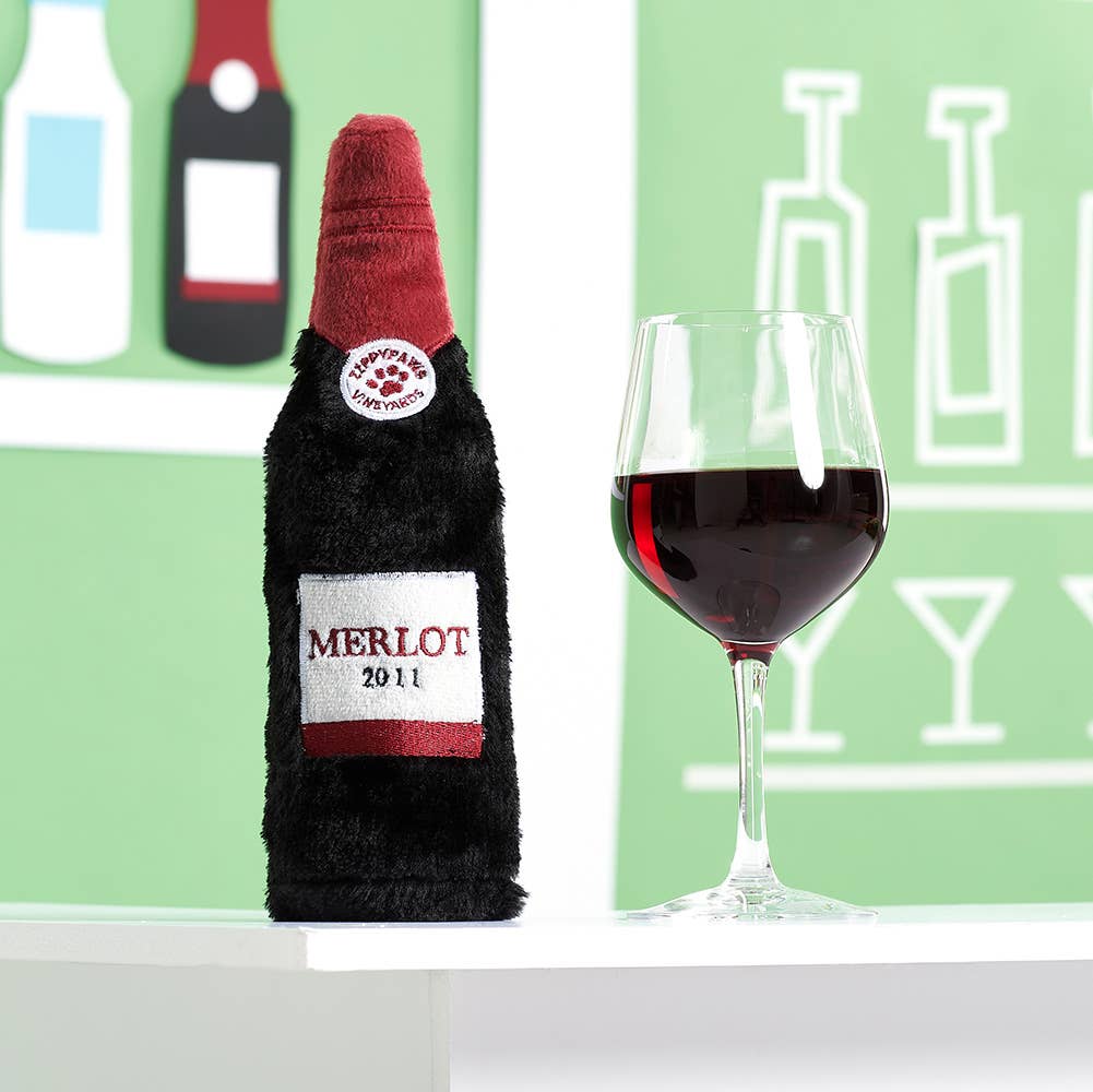 Zippy Paws Wine Bottle