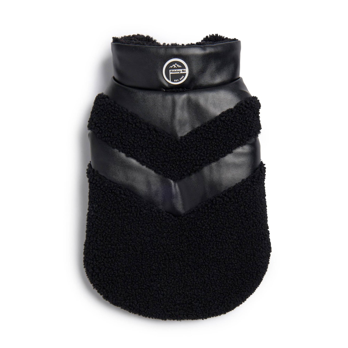 Leather Puffer Black Jacket