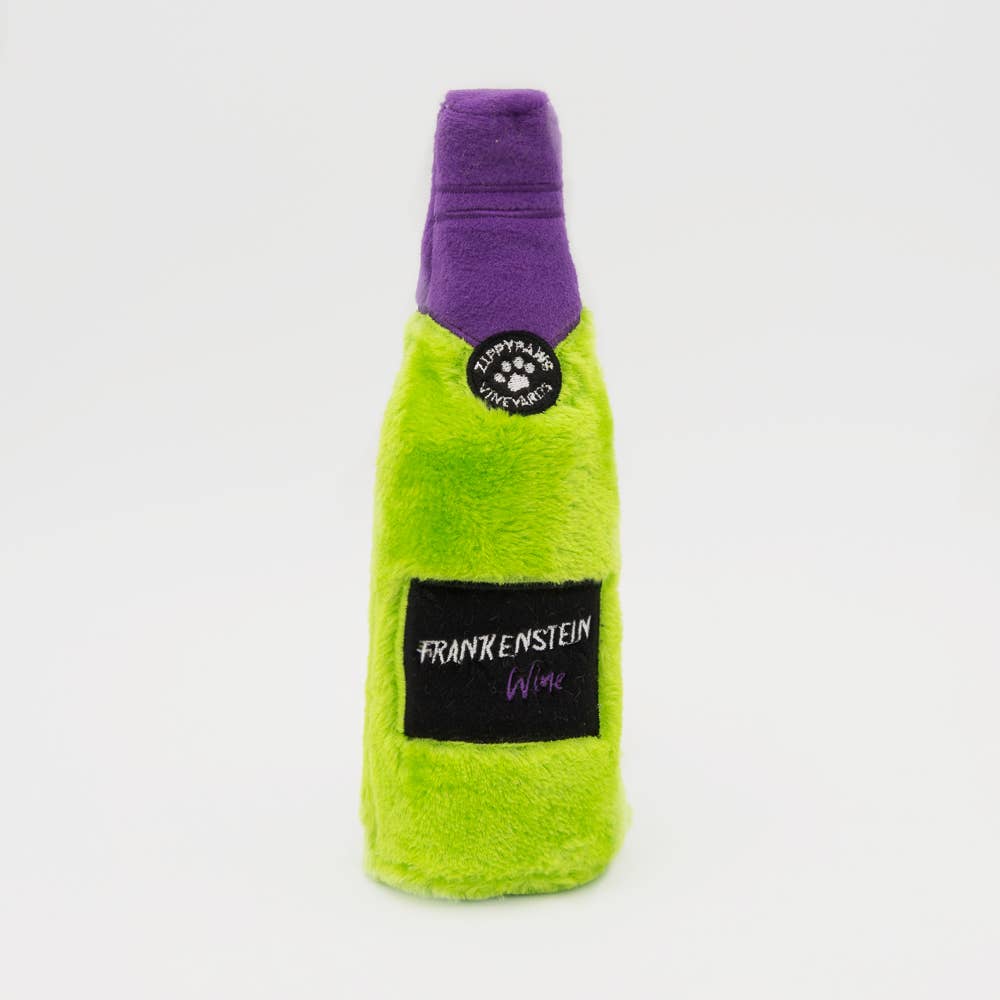 Halloween Happy Hour Crusherz - Frankenstein Wine - Dog Toy