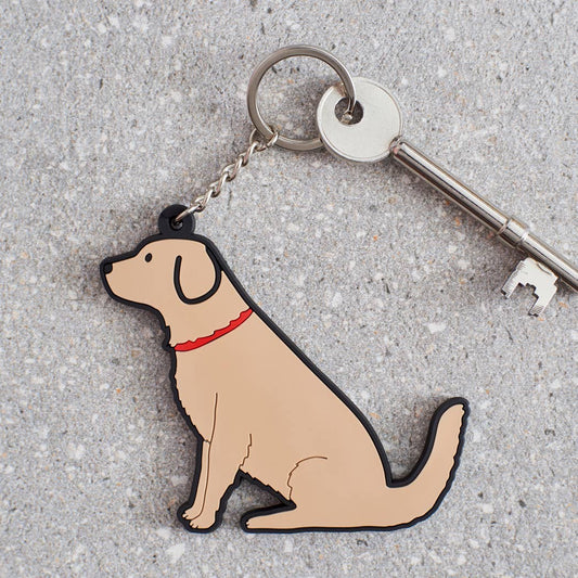 Golden Retriever Key Ring