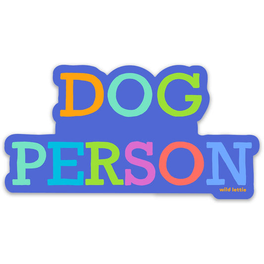 Dog Person Sticker