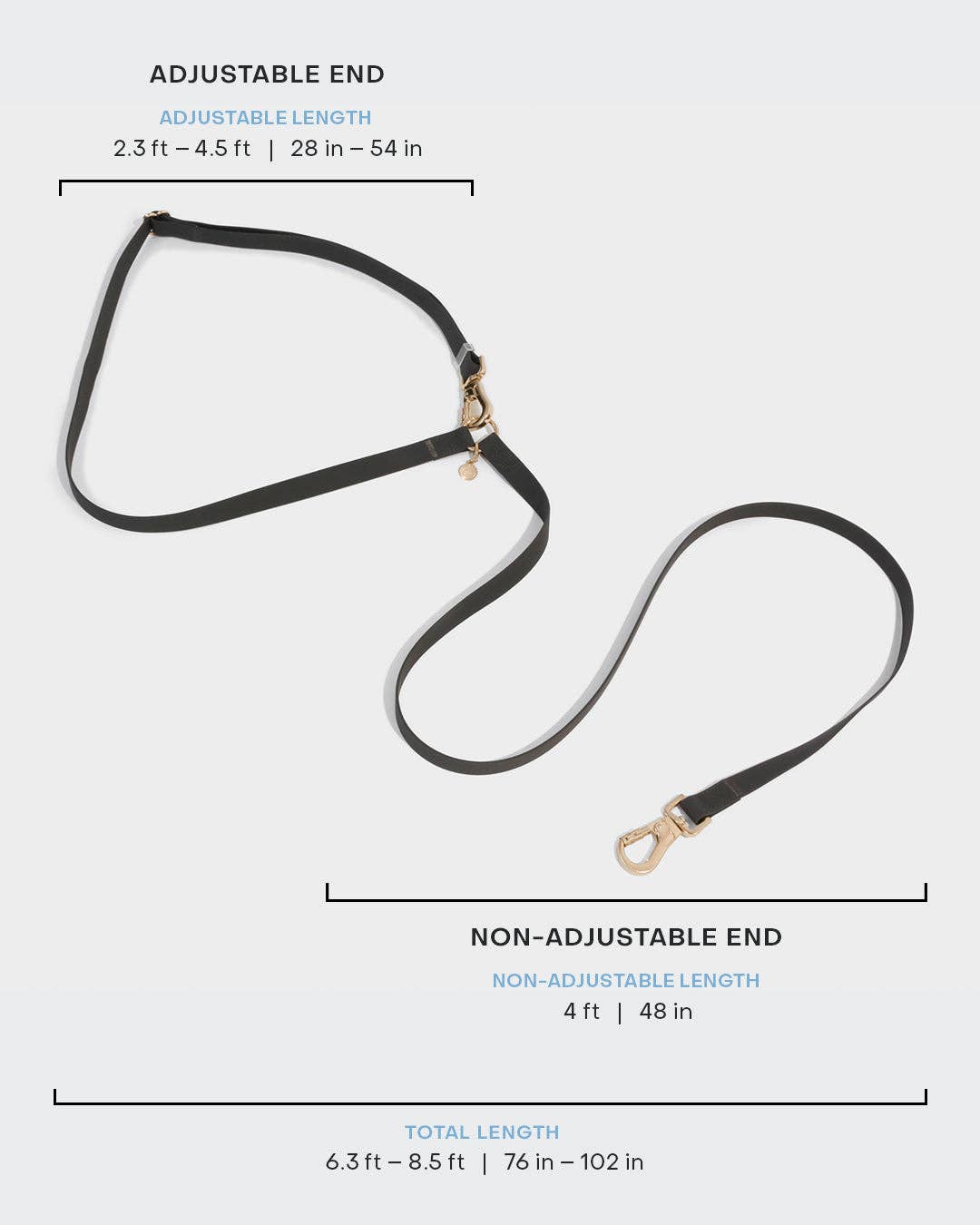 Lunar Glow Wide 4-in-1 Convertible Hands Free Cloud Dog Leash