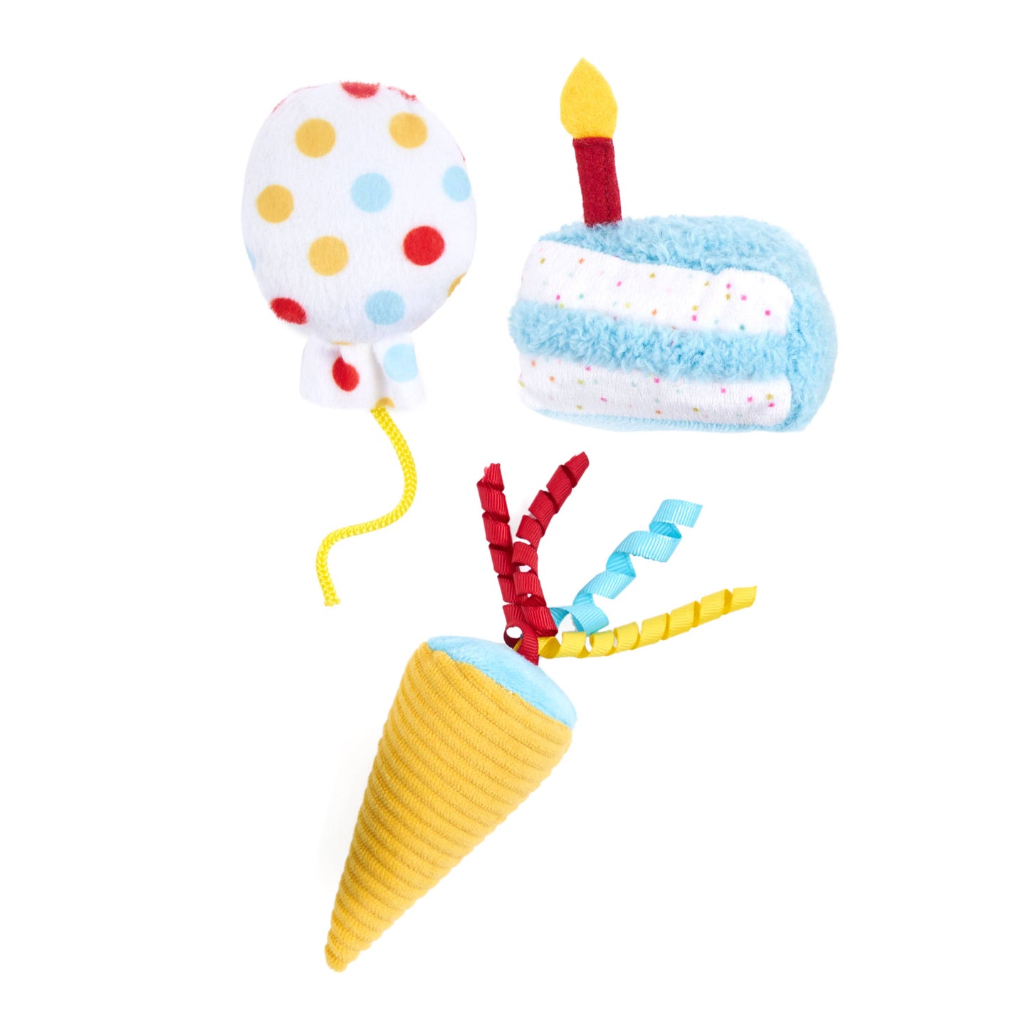 ZippyClaws 6-Pack - Birthday Party - Cat Toy