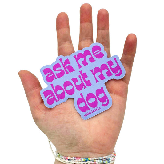Ask Me Sticker