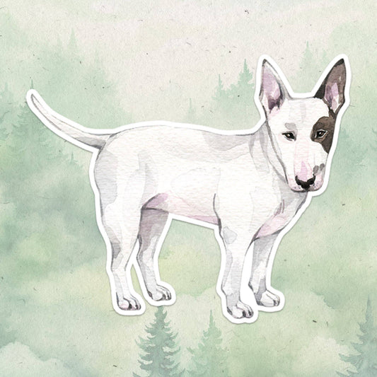 Bull Terrier dog sticker